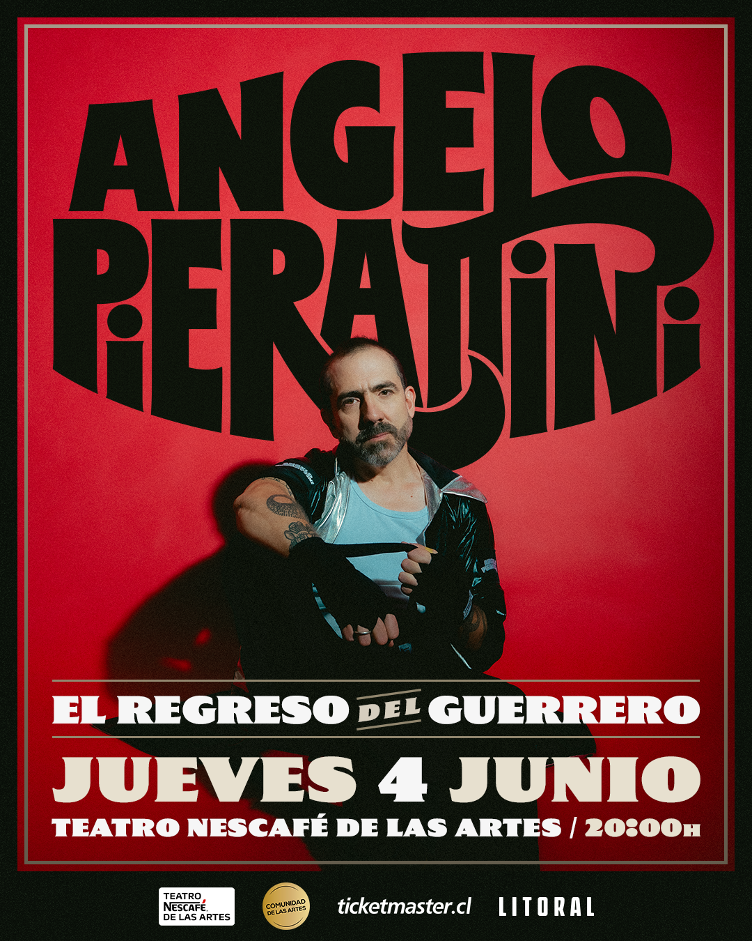 Ángelo Pierattini confirma su regreso a los escenarios
